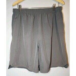 Mens Berkley Jensen Sports Shorts Dark Grey Elastic Waist Pockets Size XL